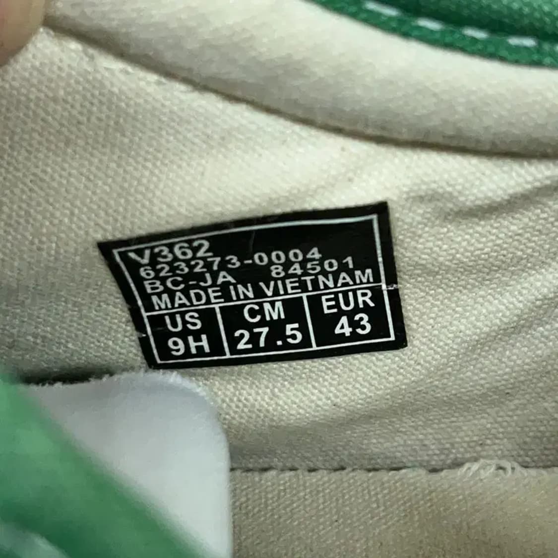 반스 올드스쿨 그린 스니커즈 275 G08556 상품이미지5