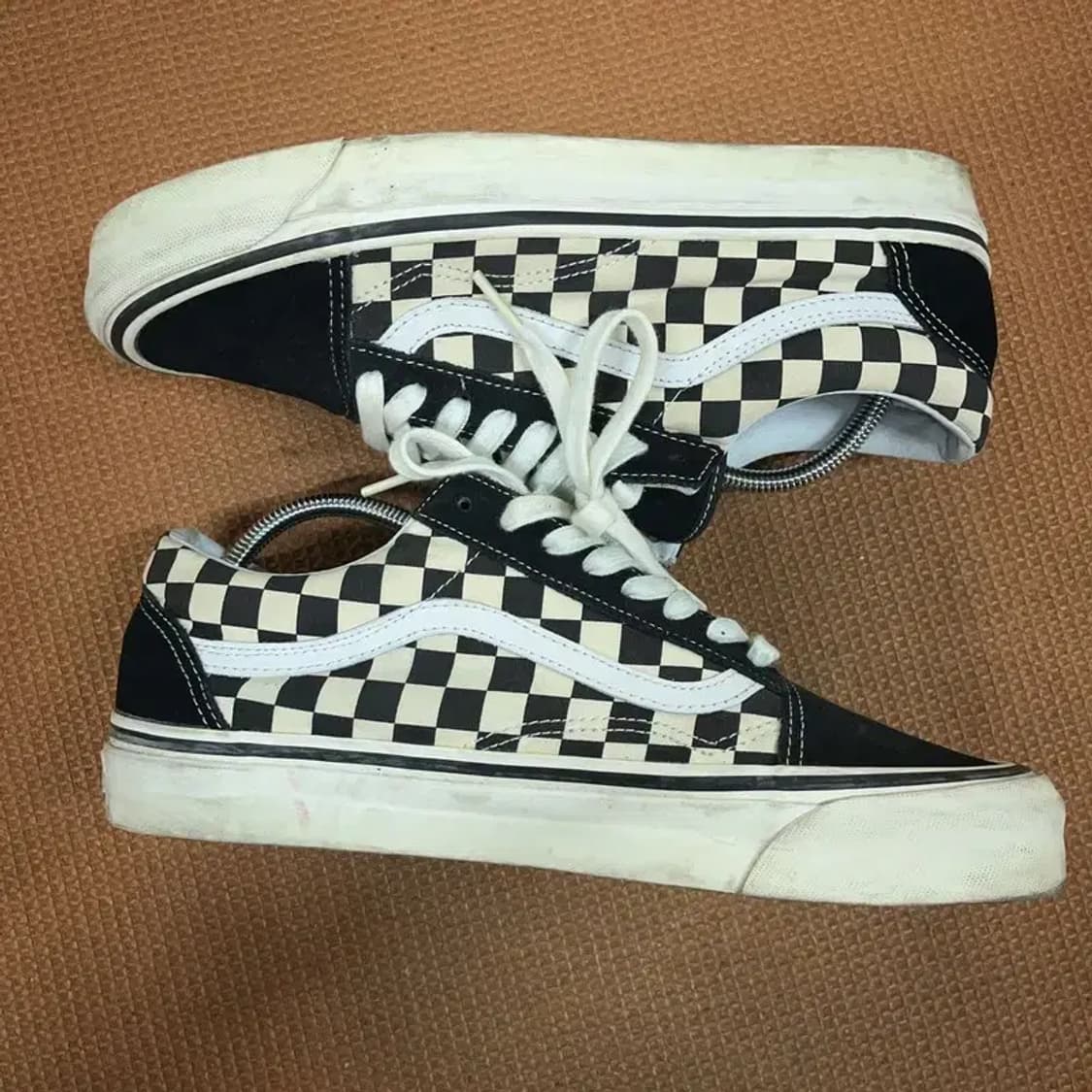 반스 체커보드 올드스쿨 스니커즈 신발 275 G08614 상품이미지3