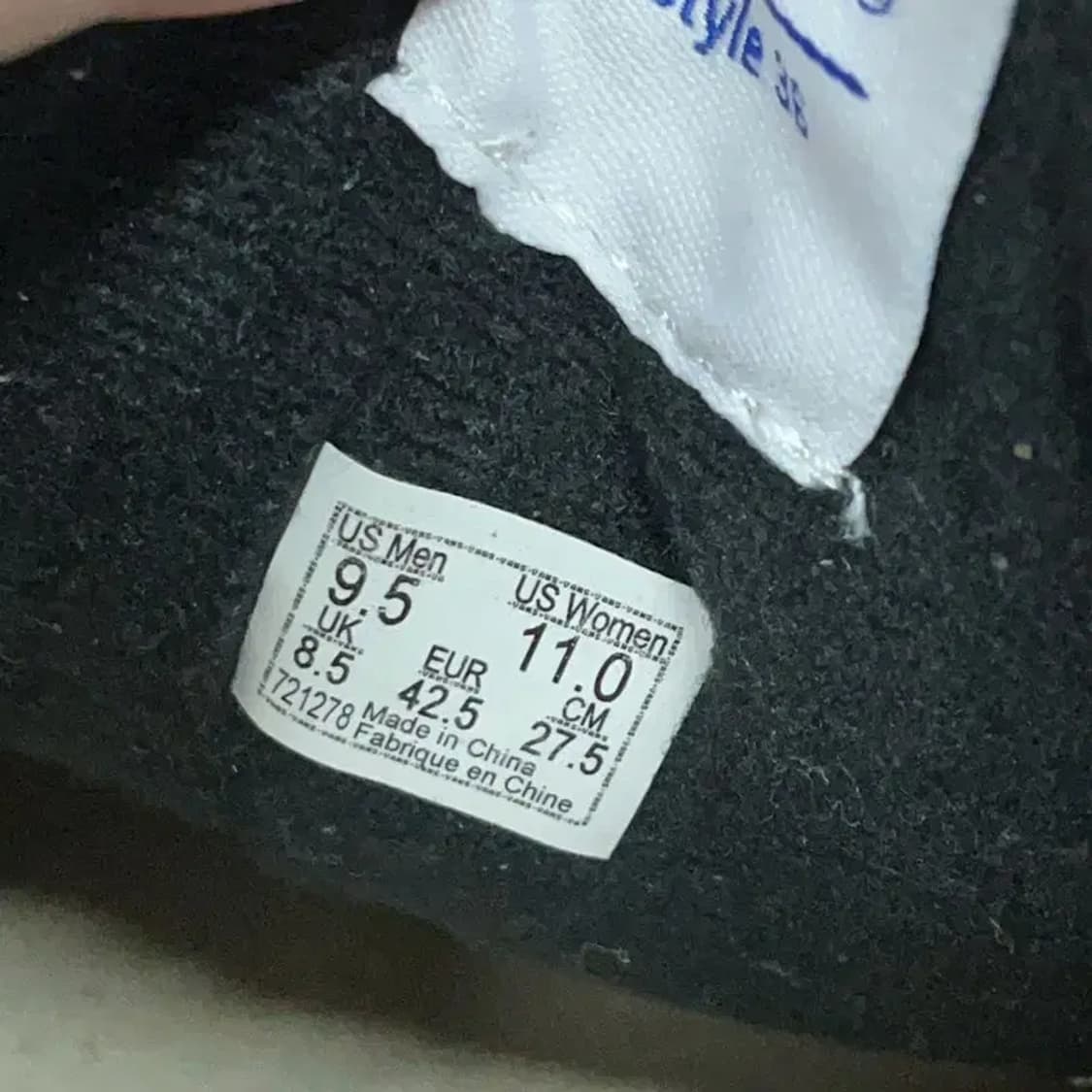 반스 체커보드 올드스쿨 스니커즈 신발 275 G08614 상품이미지5