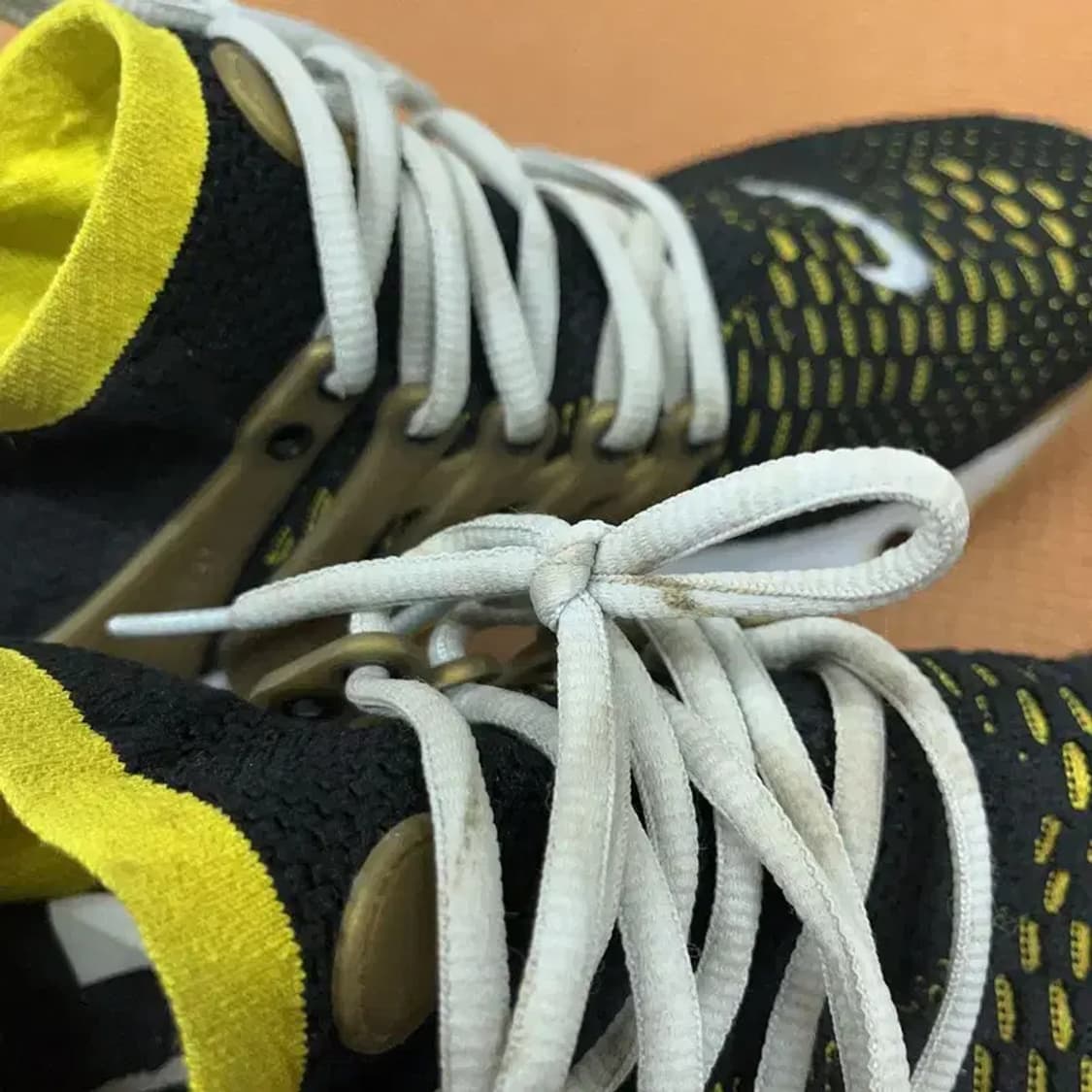 나이키 에어 프레스토 플라이니트 울트라 옐로우 운동화 270 G08631 상품이미지6