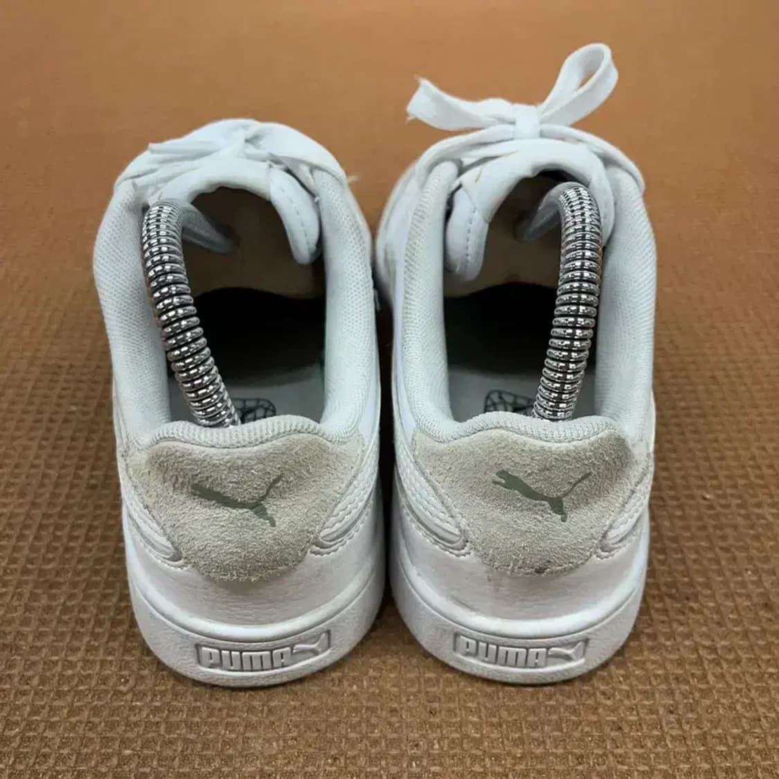 푸마 셔플 화이트 골드 스니커즈 신발 230 G08636 상품이미지2