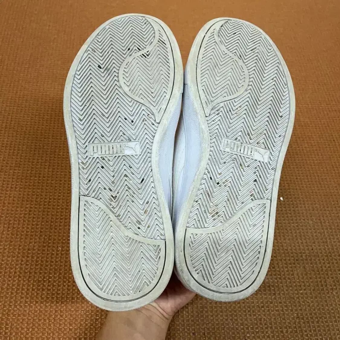 푸마 셔플 화이트 골드 스니커즈 신발 230 G08636 상품이미지4