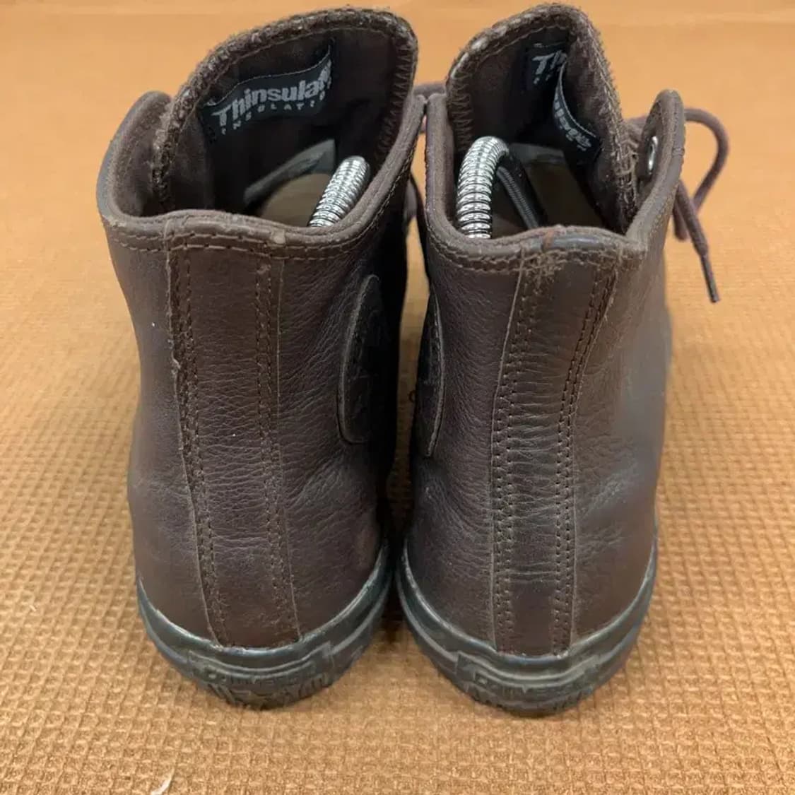 컨버스 척테일러 하이 레더 초코브라운 가죽 스니커즈 260 G08651 상품이미지2