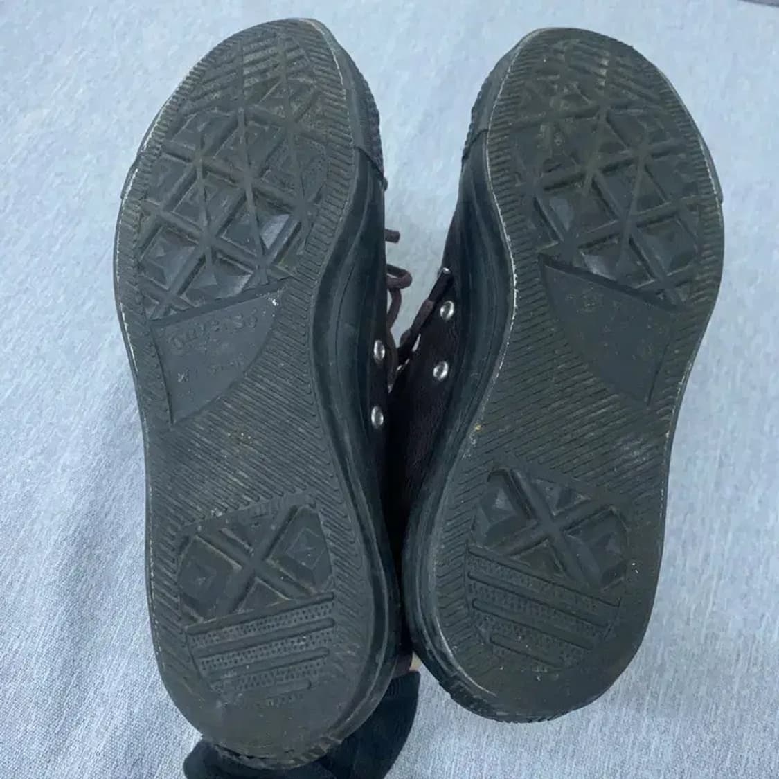 컨버스 척테일러 하이 레더 초코브라운 가죽 스니커즈 260 G08651 상품이미지6