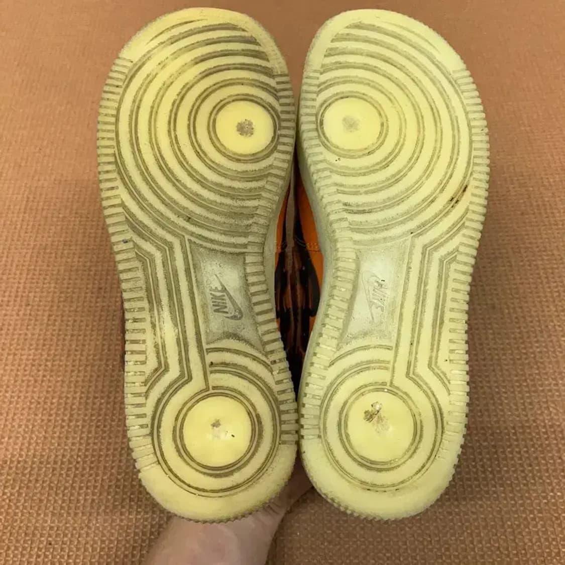 나이키 에어포스 1 로우 오렌지스켈레톤 스니커즈 신발 235 G08659 상품이미지4