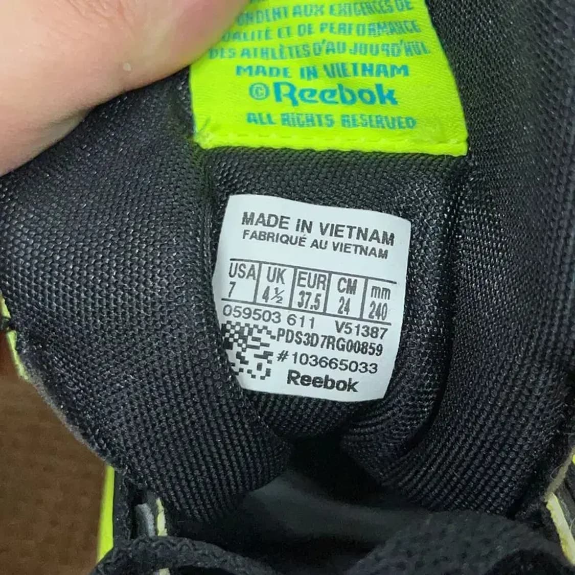 리복 이지톤 러너 미드 스니커즈 신발 240 G08661 상품이미지5