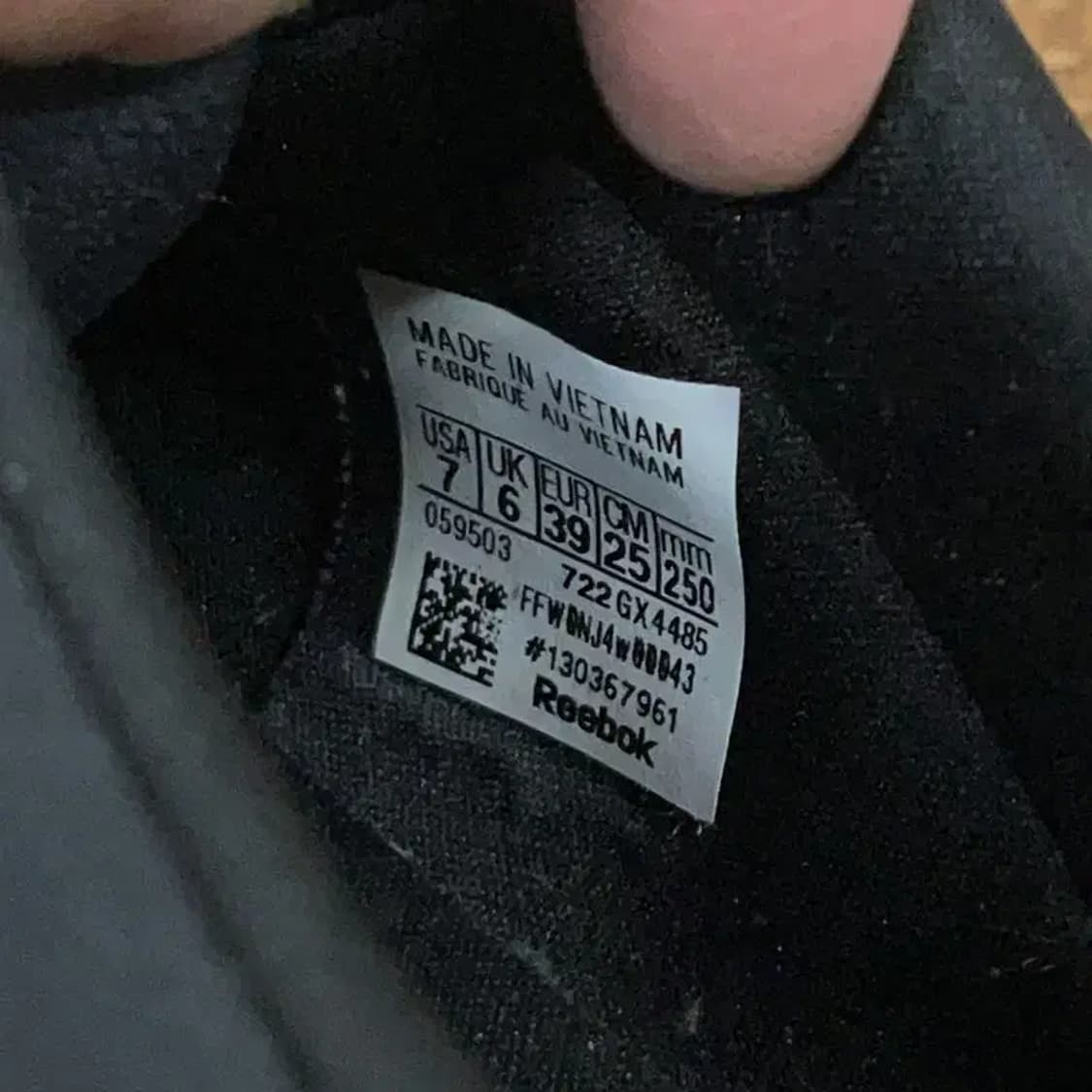 리복 LX2000 트리플블랙 운동화 신발 250 G08662 상품이미지5