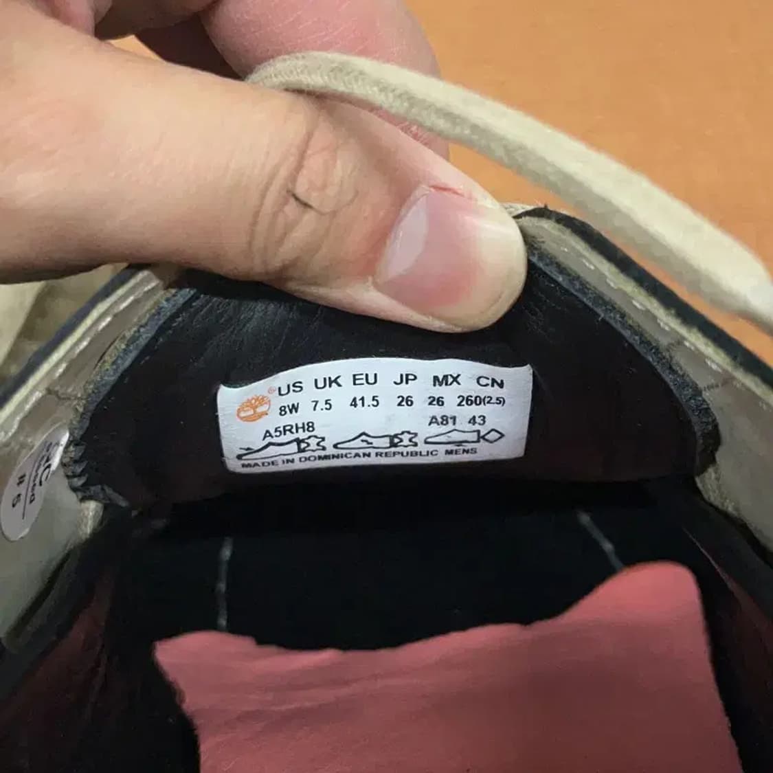 팀버랜드 빈티지 레몬 페퍼 보트슈즈 260 G08680 상품이미지6