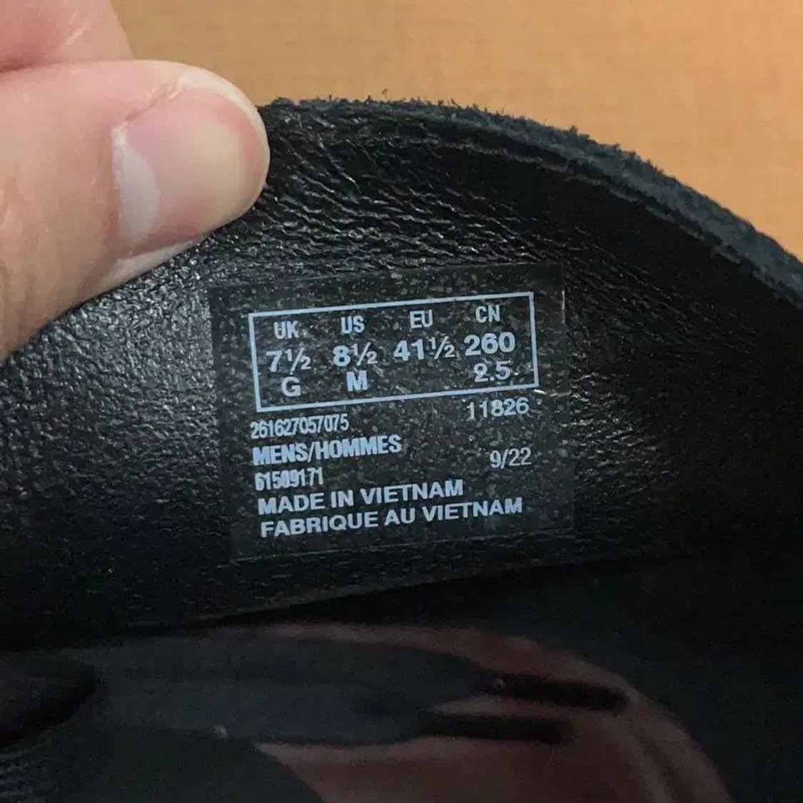 클락스 데저트 부츠 블랙 구두 신발 260 G08702 상품이미지6