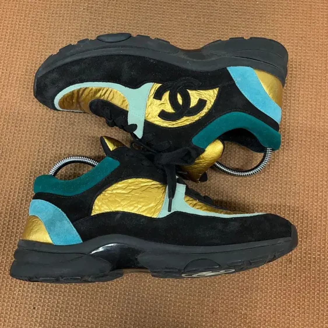 샤넬 정품 멀티컬러 스니커즈 운동화 39 G08695 상품이미지3