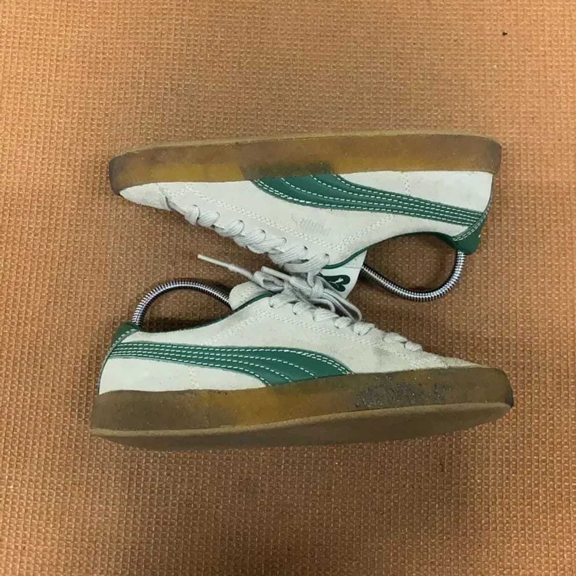 푸마 아미 스웨이드 샌드그린 스니커즈 230 G08726 상품이미지3