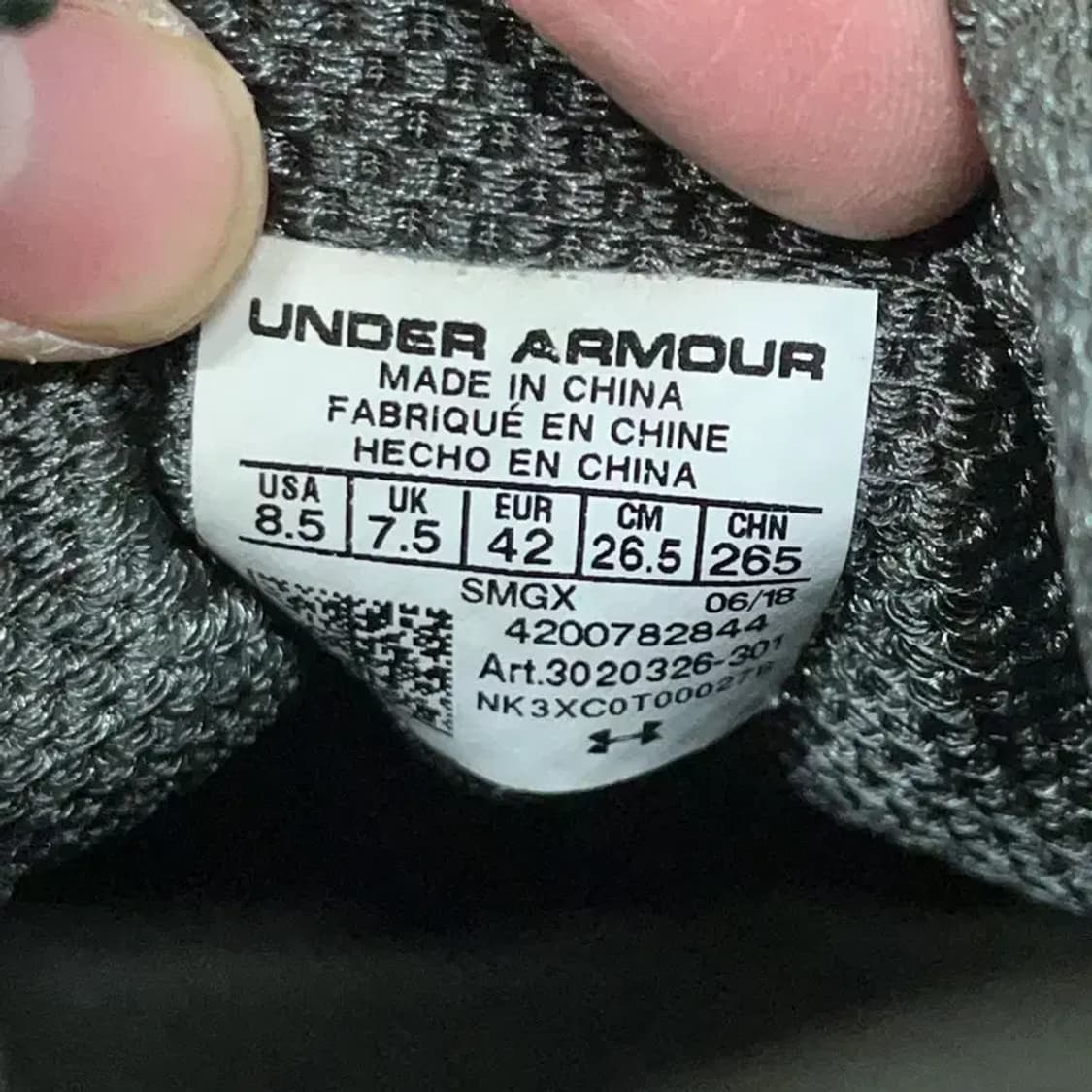 언더아머 슬링라이드2 운동화 265 G08743 상품이미지5