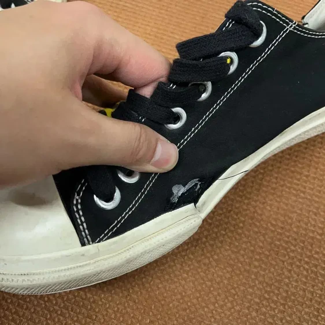 버버리 개버딘 캔버스 스니커즈 운동화 42 G08757 상품이미지6