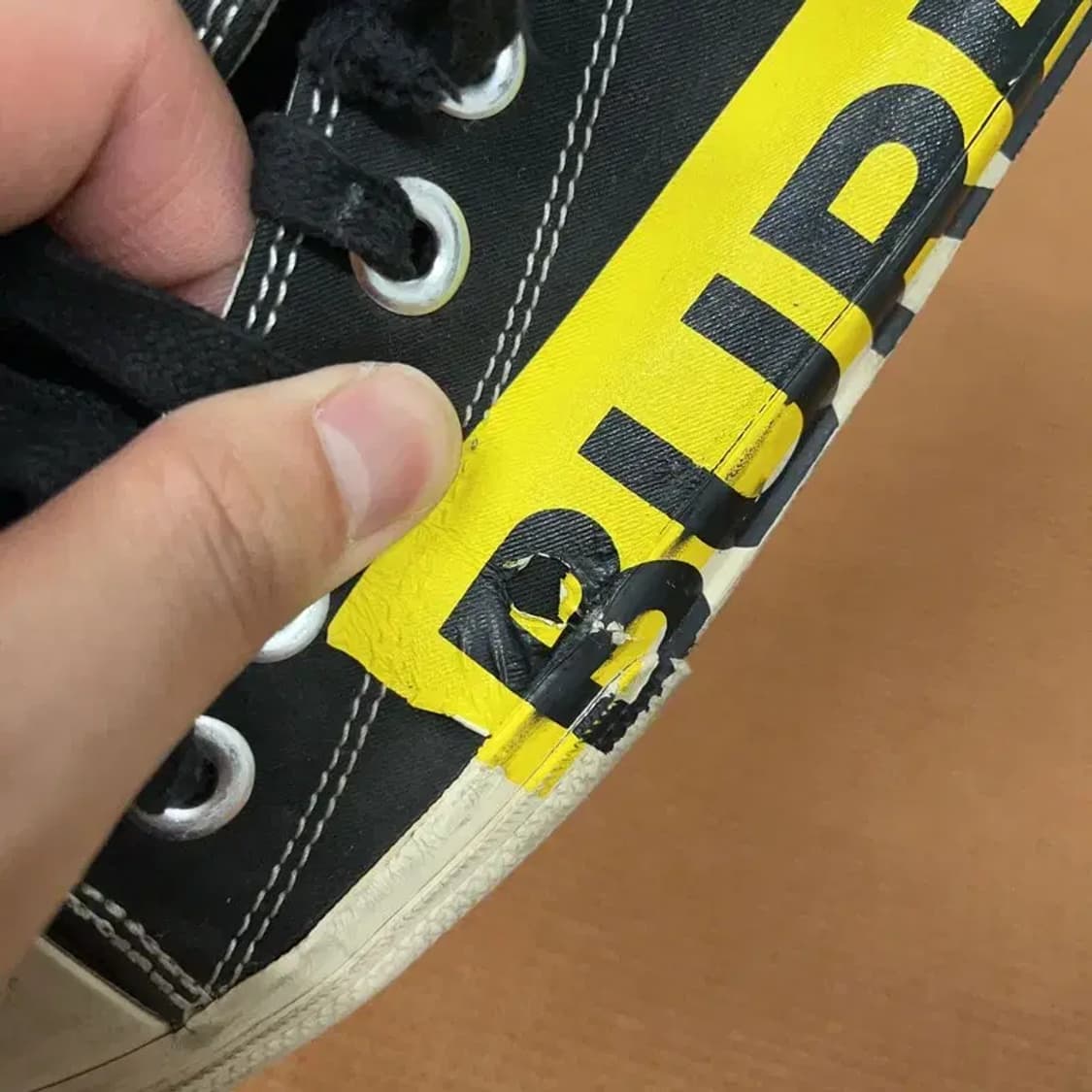 버버리 개버딘 캔버스 스니커즈 운동화 42 G08757 상품이미지8