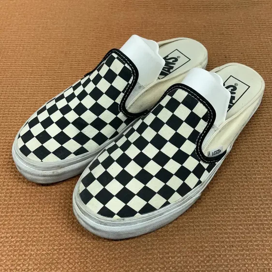 반스 체커보드 뮬 스니커즈 240 G08812 상품이미지1