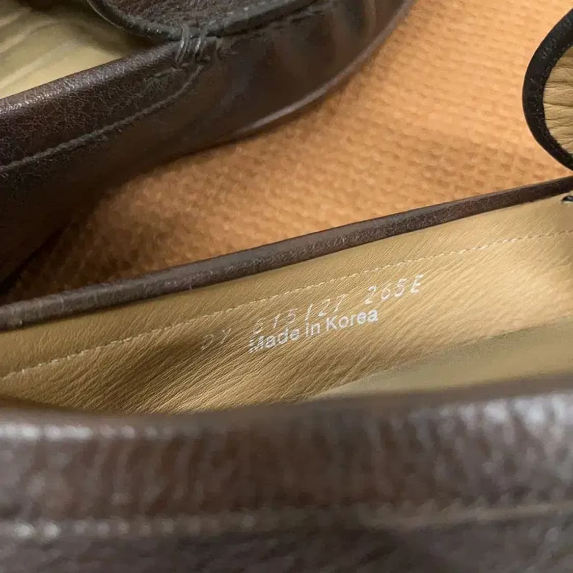 탠디 브라운 드라이빙 로퍼 265 G08837 상품이미지6