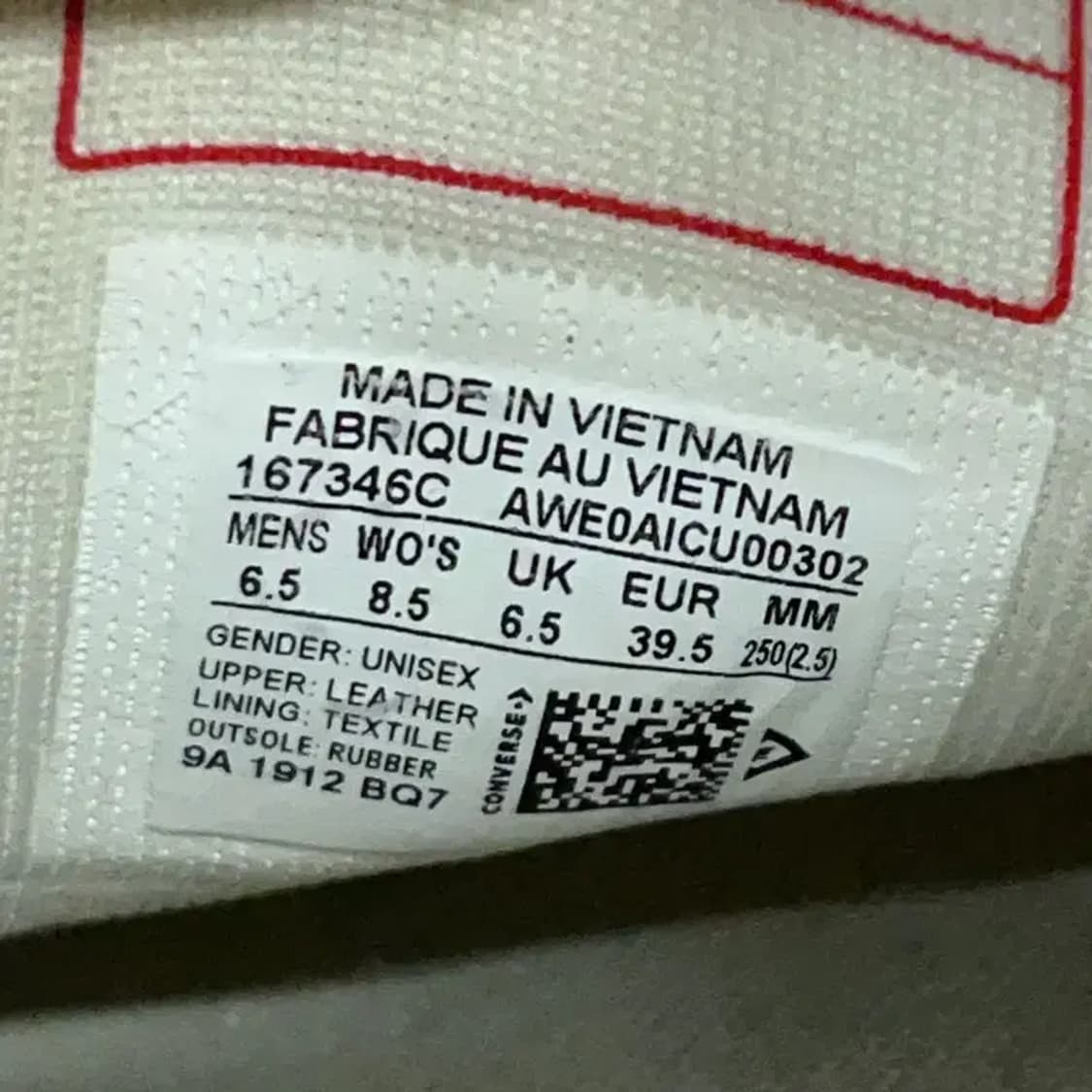 컨버스 척 70 러브 피어리슬리 스니커즈 운동화 250 G08882 상품이미지5