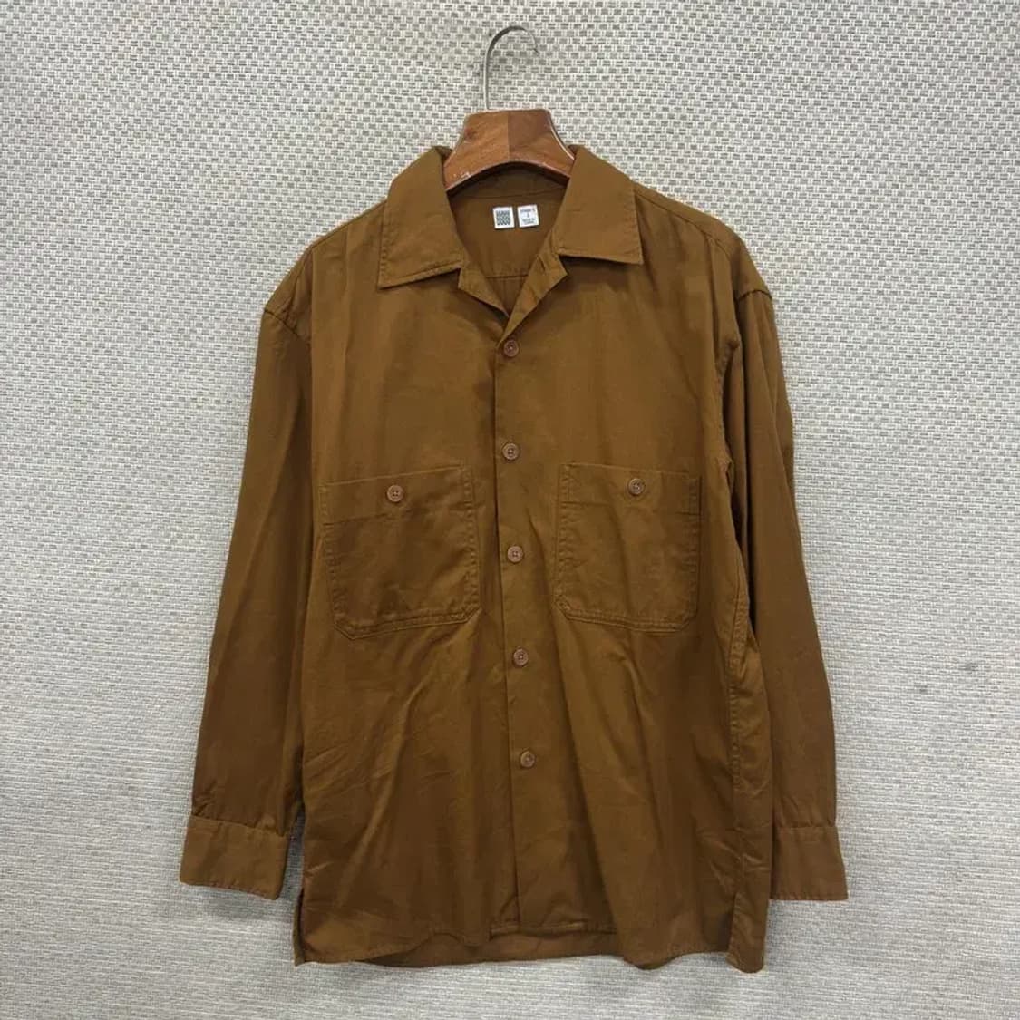 유니클로 U 브라운 캐주얼 셔츠 S M08460 상품이미지1