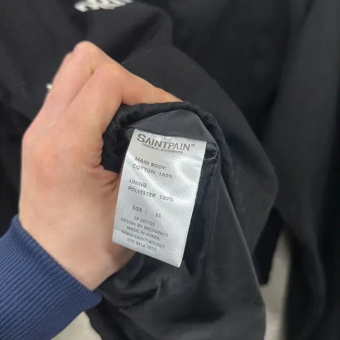 세인트페인 자수 캐주얼 버튼 자켓 XL M08464 상품이미지4