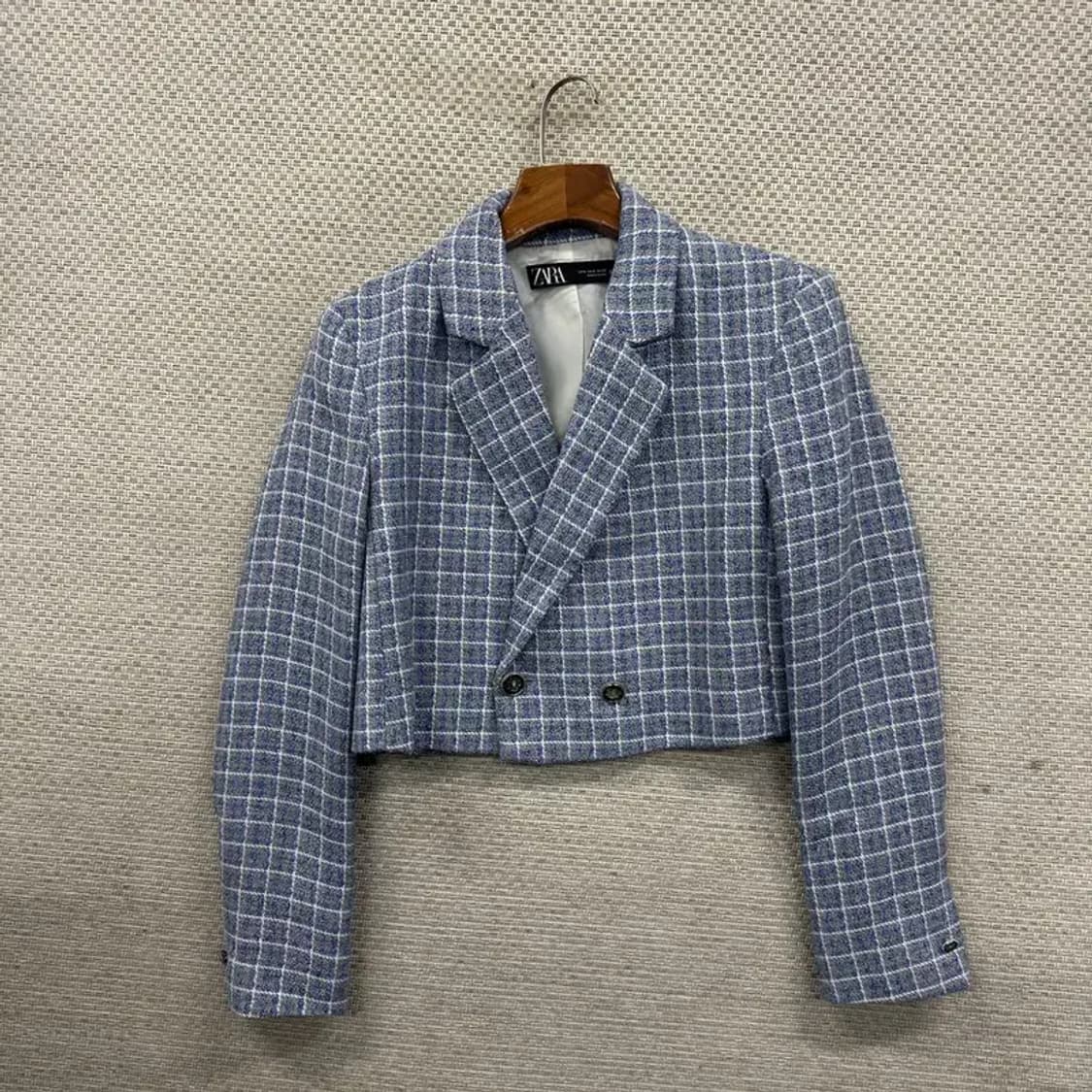 자라 여성자켓 크롭 트위드 자켓 S M08465 상품이미지1