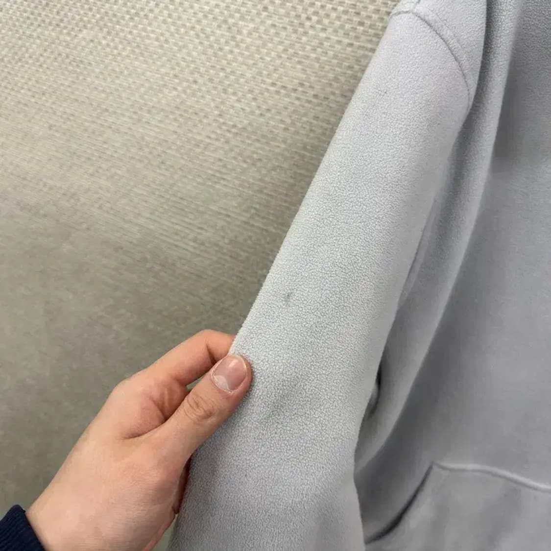 그루브라임 자수로고 반집업 후리스 맨투맨 XL M08467 상품이미지5