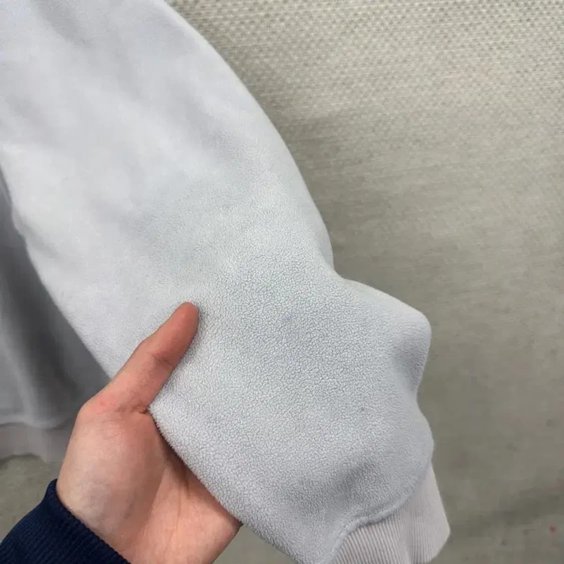 그루브라임 자수로고 반집업 후리스 맨투맨 XL M08467 상품이미지7