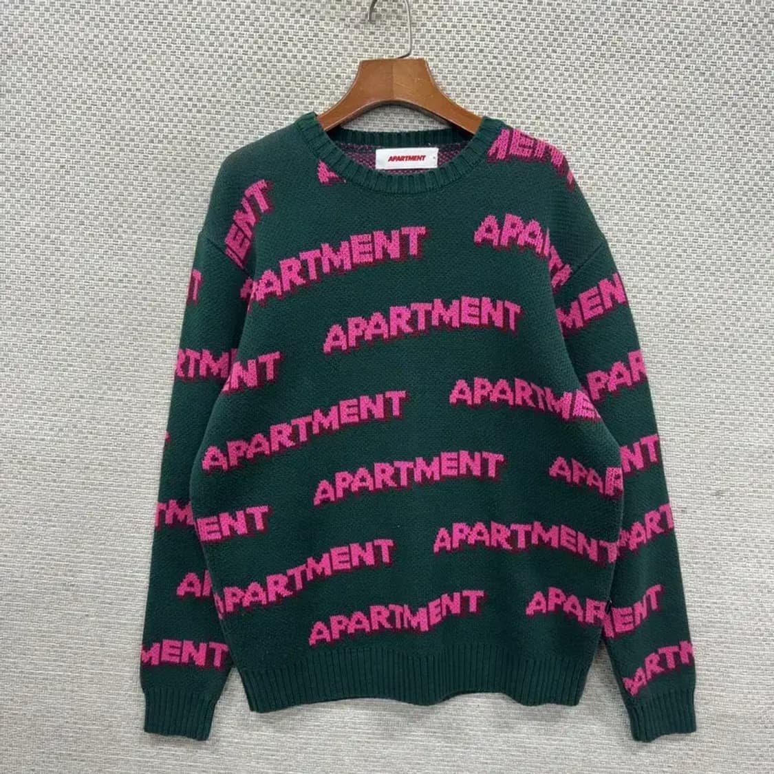 빈티지 그린 니트 M M08470 상품이미지1