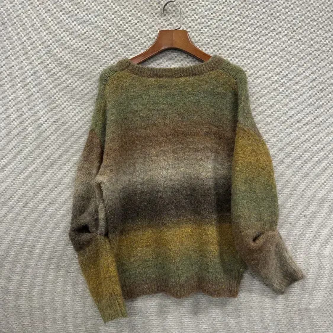 빈티지 다채색 니트 M M08481 상품이미지2