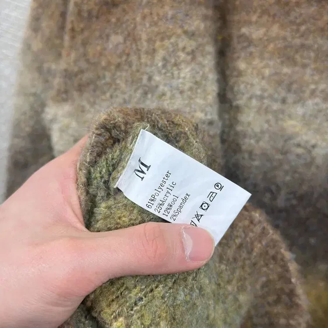 빈티지 다채색 니트 M M08481 상품이미지3