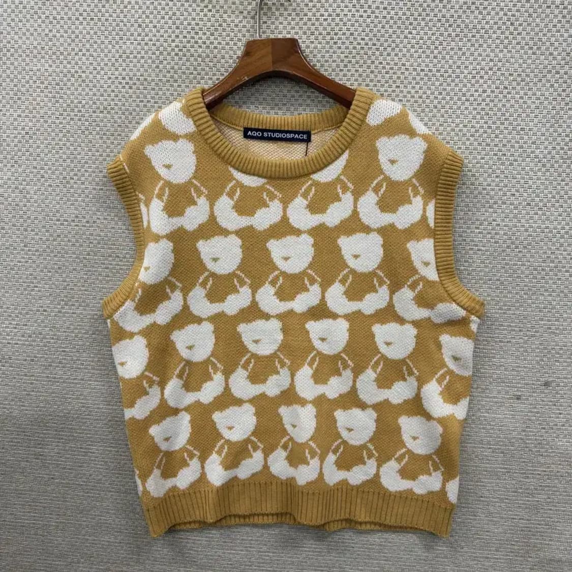 아코스튜디오스페이스 니트 조끼 베스트 XL M08489 상품이미지1