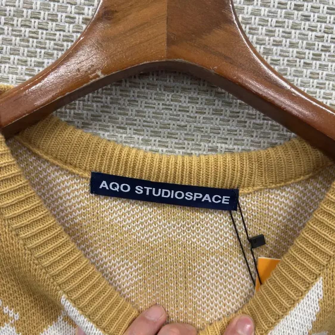 아코스튜디오스페이스 니트 조끼 베스트 XL M08489 상품이미지3