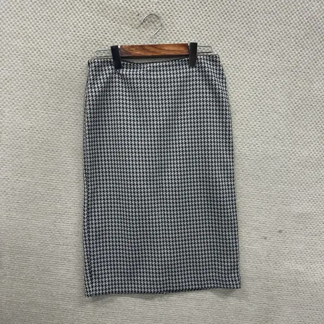 빈티지 패턴 치마 뒷절개 스커트 70 M08493 상품이미지1