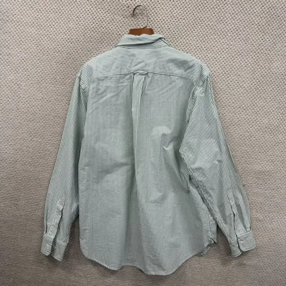 유니클로 포켓 캐주얼 스트라이프 셔츠 L M08463 상품이미지2