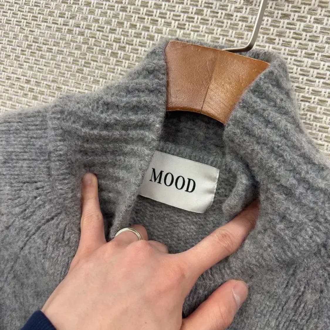 빈티지 캐주얼 니트 집업 M M08477 상품이미지3