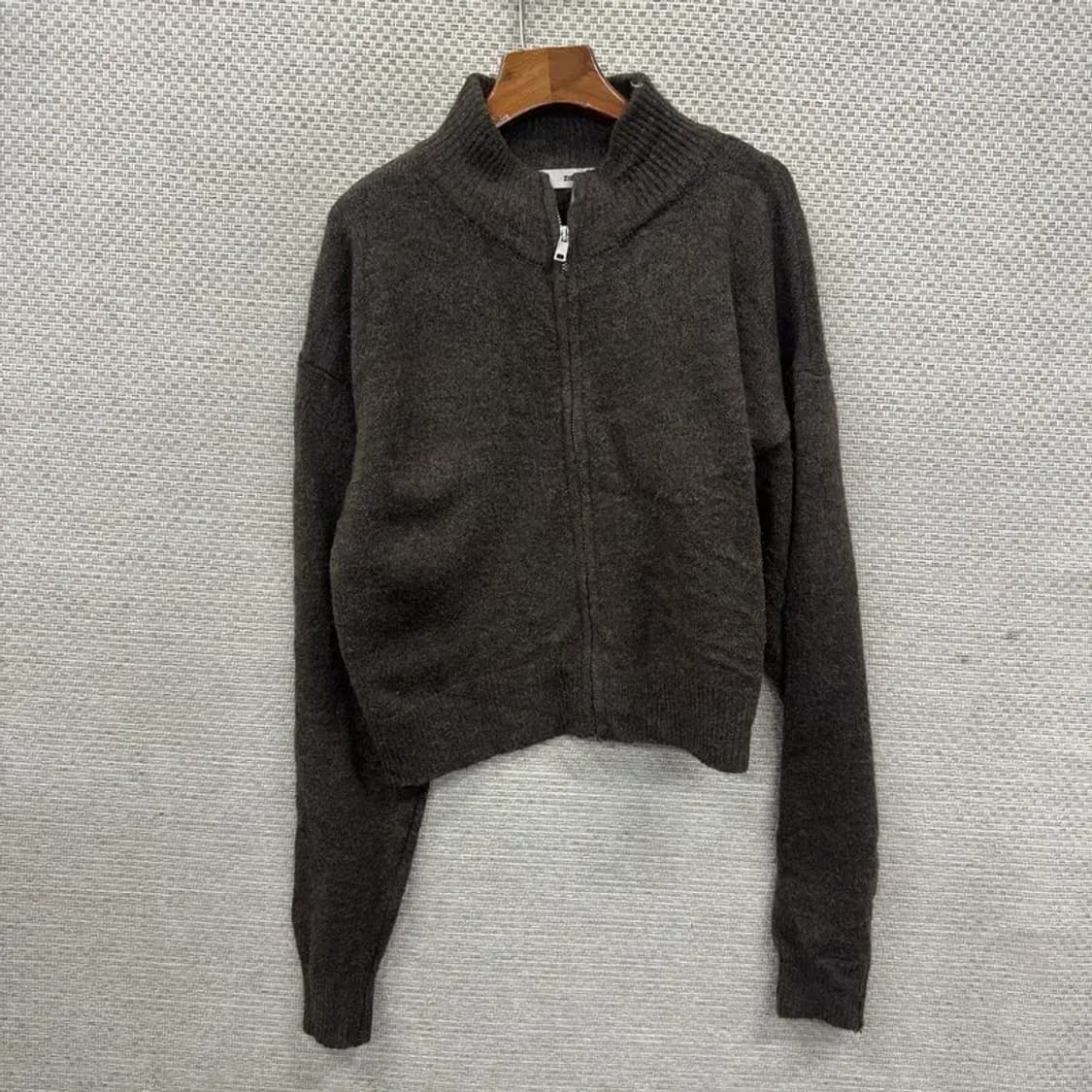 빈티지 캐주얼 니트 집업 FREE M08479 상품이미지1