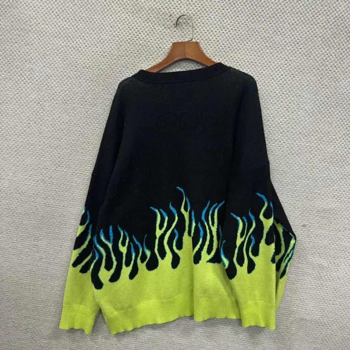 빈티지 플레임 화염 니트 110 M08490 상품이미지2