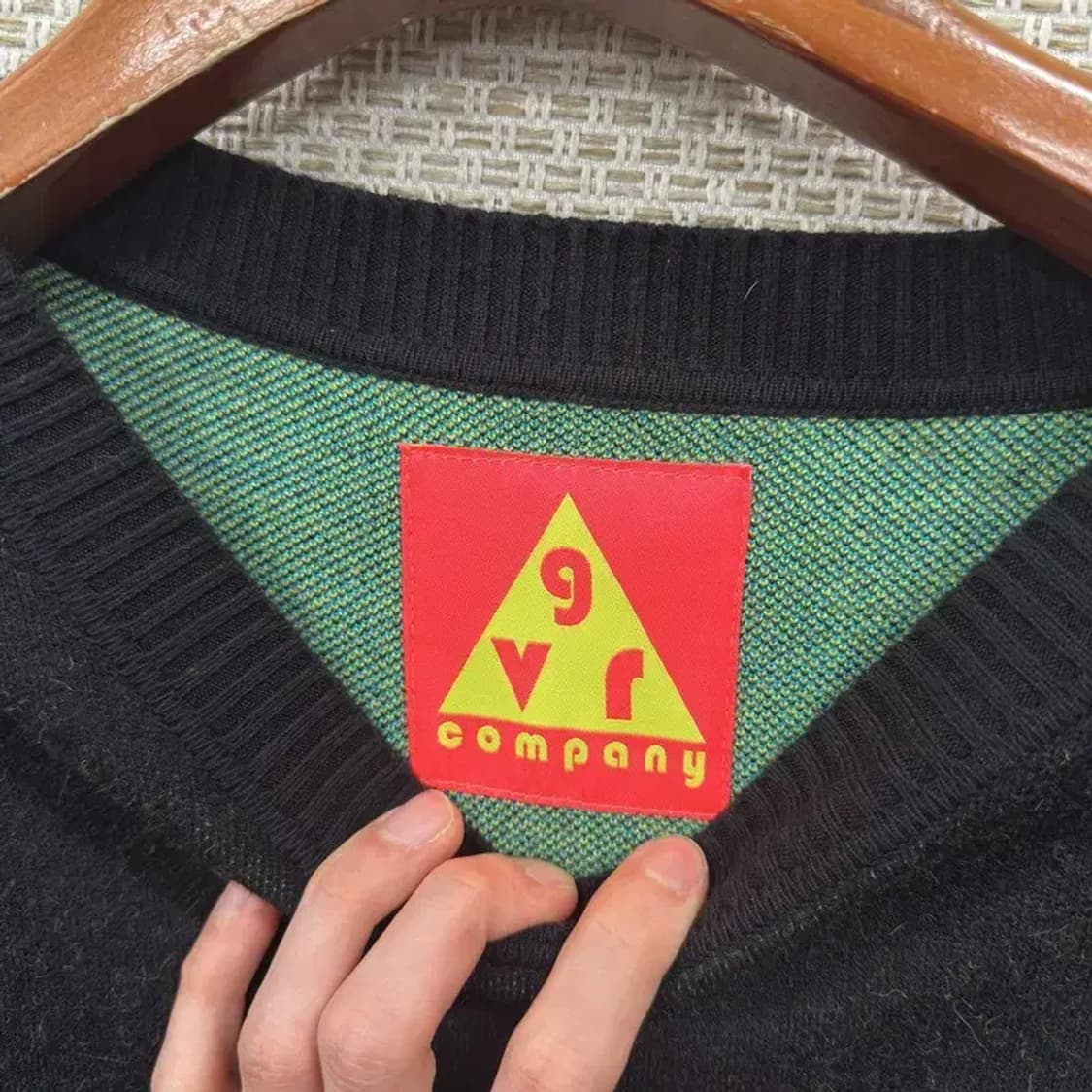 빈티지 플레임 화염 니트 110 M08490 상품이미지3