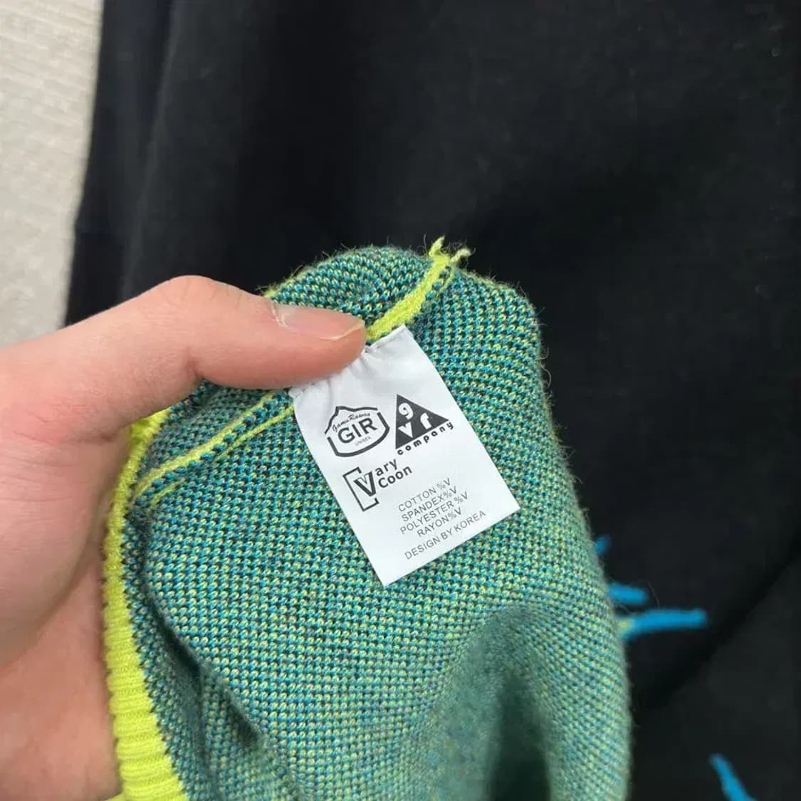 빈티지 플레임 화염 니트 110 M08490 상품이미지4