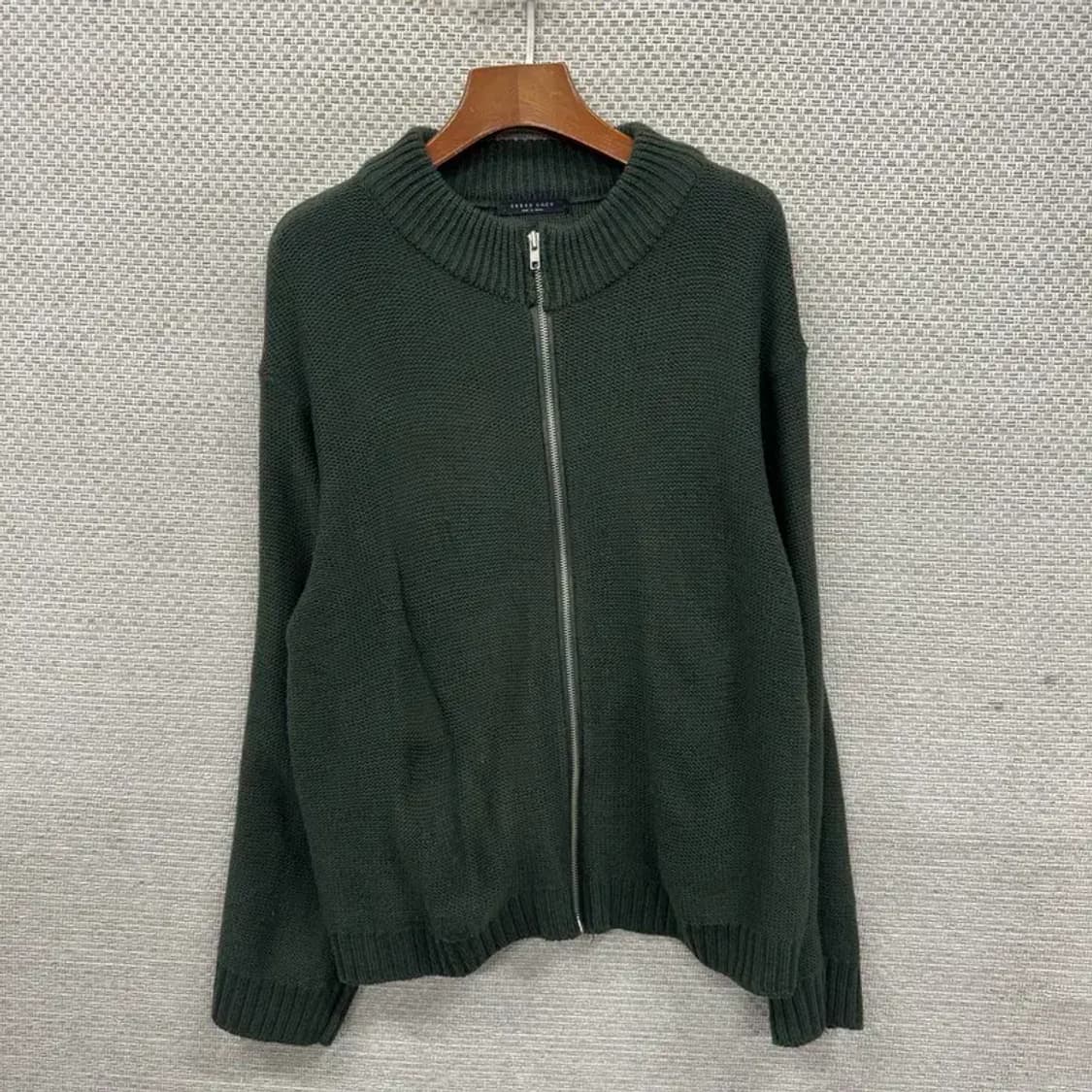 빈티지 캐주얼 니트 집업 가디건 100 M08629 상품이미지1