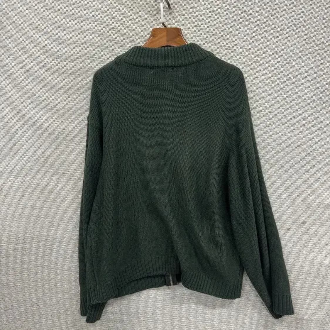 빈티지 캐주얼 니트 집업 가디건 100 M08629 상품이미지2