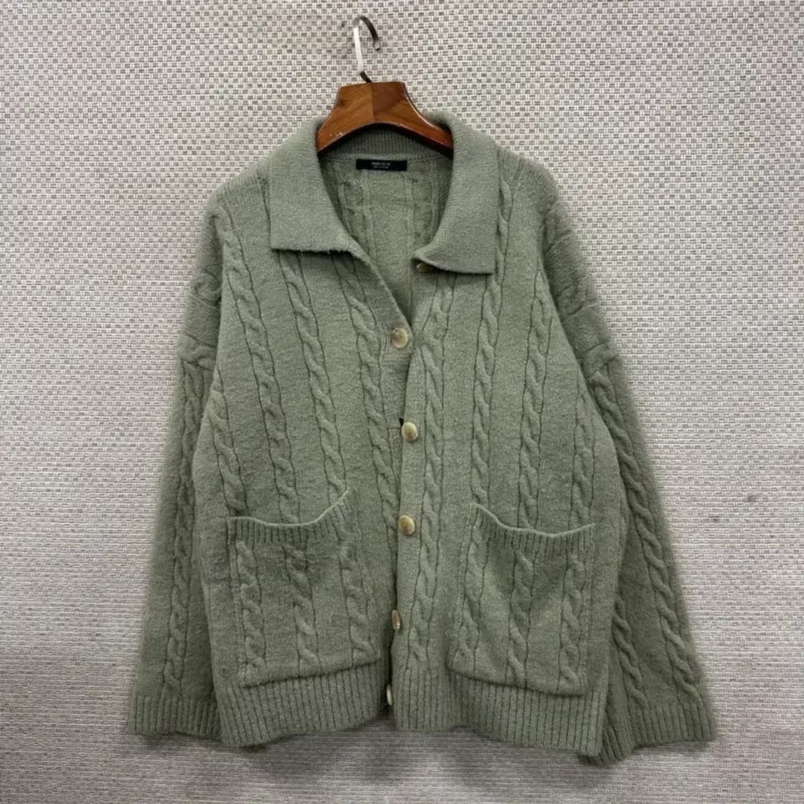 빈티지 모리 꽈배기 니트 가디건 105 M08630 상품이미지1