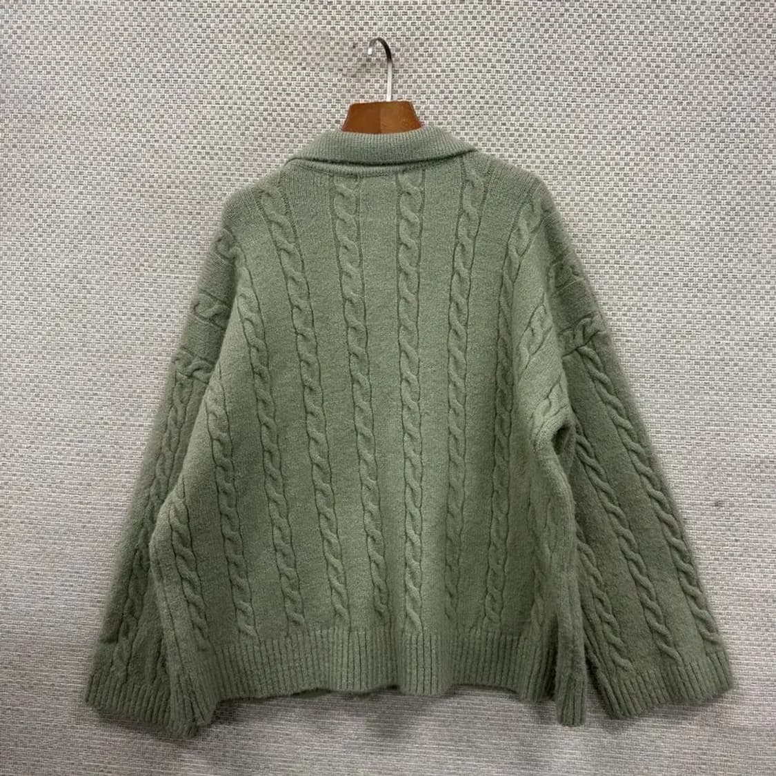 빈티지 모리 꽈배기 니트 가디건 105 M08630 상품이미지2