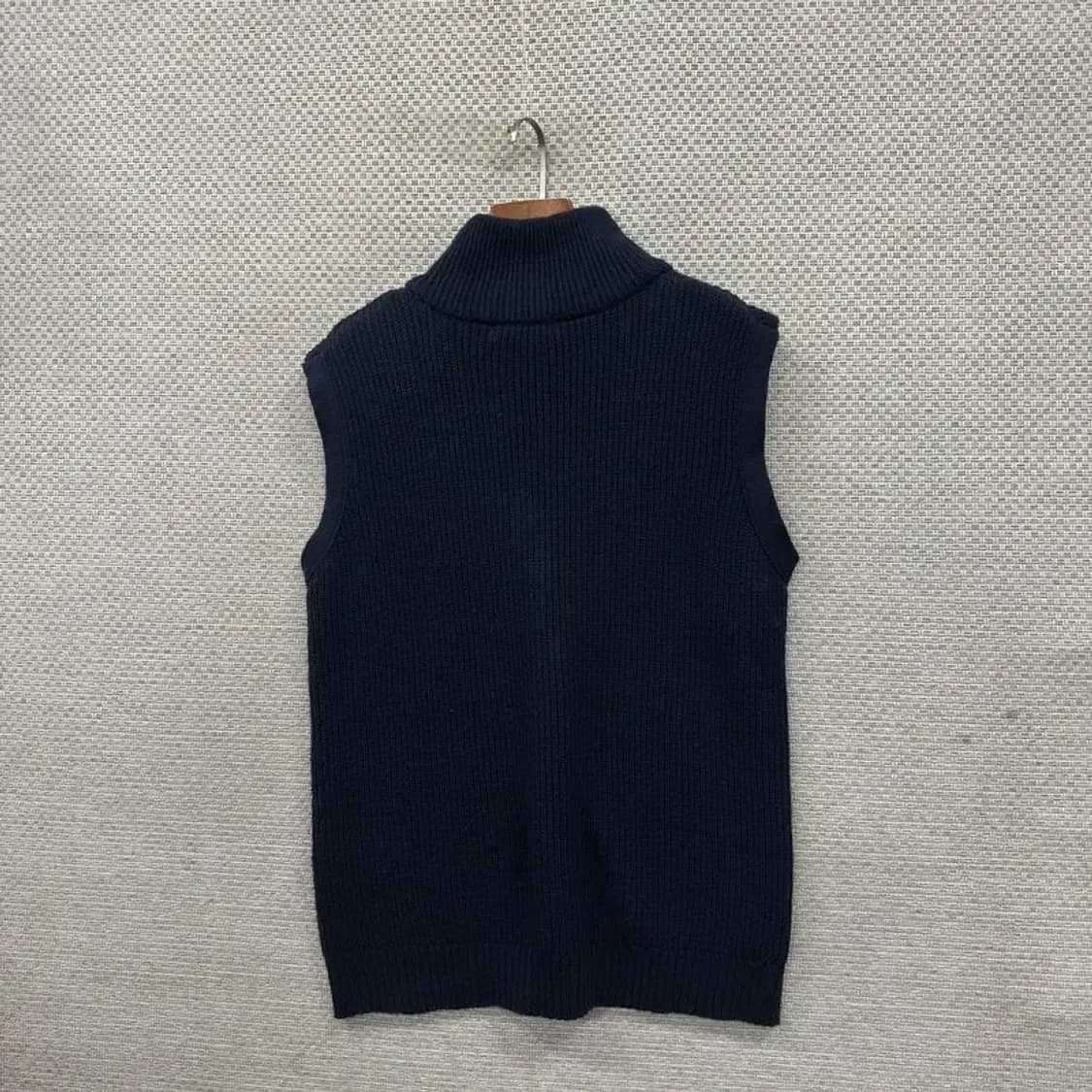 빈티지 캐주얼 터틀넥 니트 조끼 베스트 100 M08647 상품이미지2