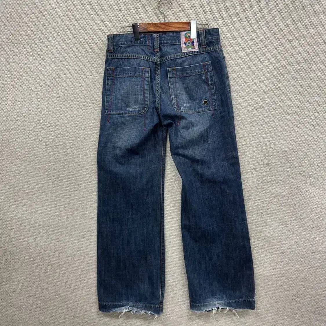 빈티지 Y2K 와이드핏 데님 청바지 78 M08648 상품이미지2