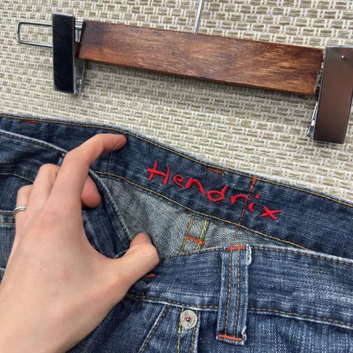 빈티지 Y2K 와이드핏 데님 청바지 78 M08648 상품이미지4