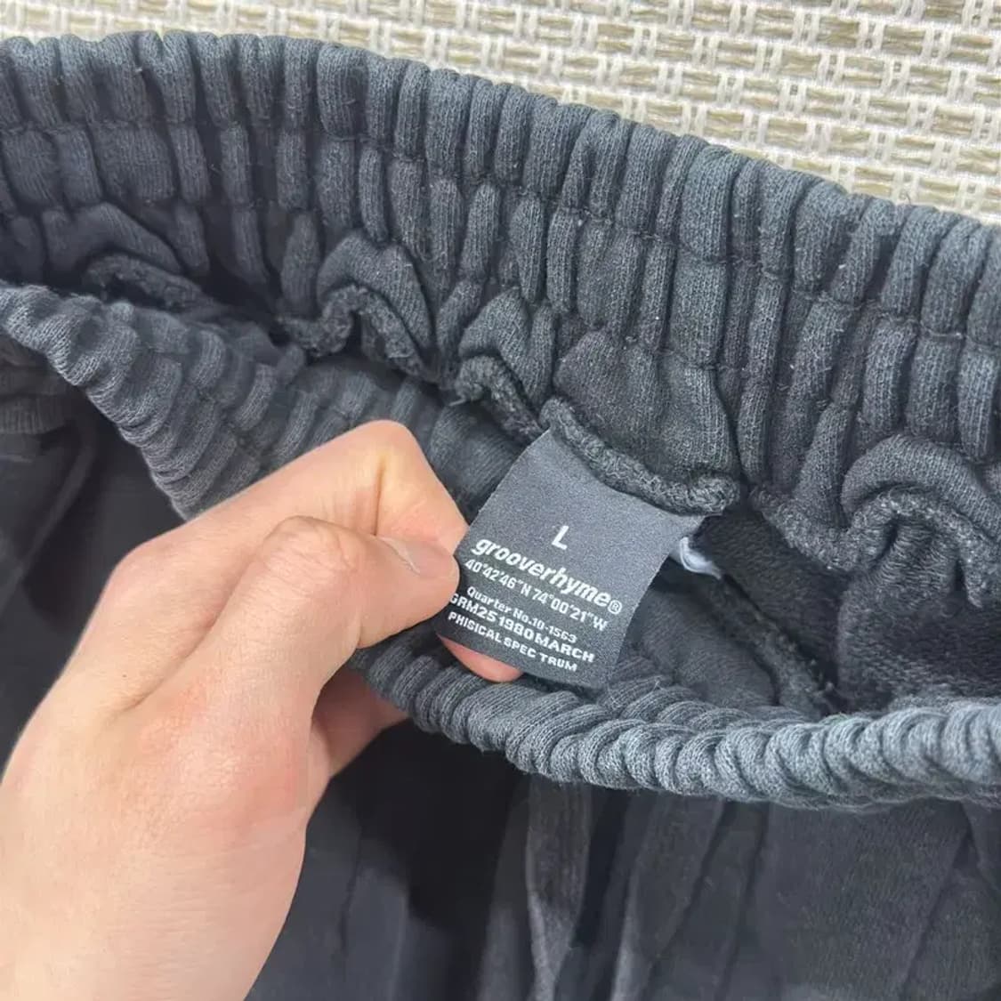 그루브라임 스트링 밴딩 츄리닝바지 L M08652 상품이미지3