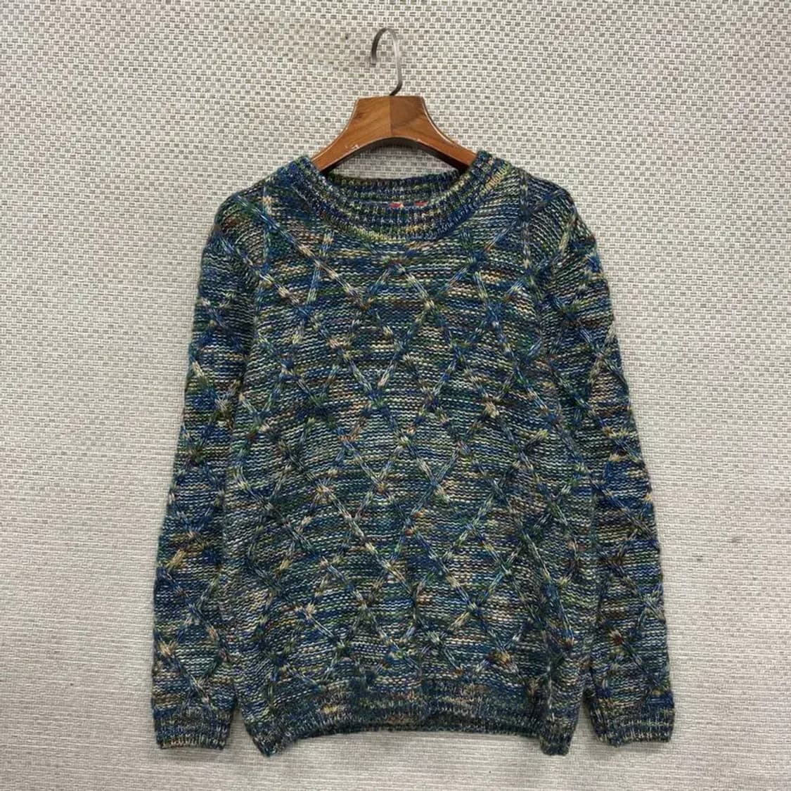 빈티지 캐주얼 케이블 아카이브 숏 니트 90 M08619 상품이미지1