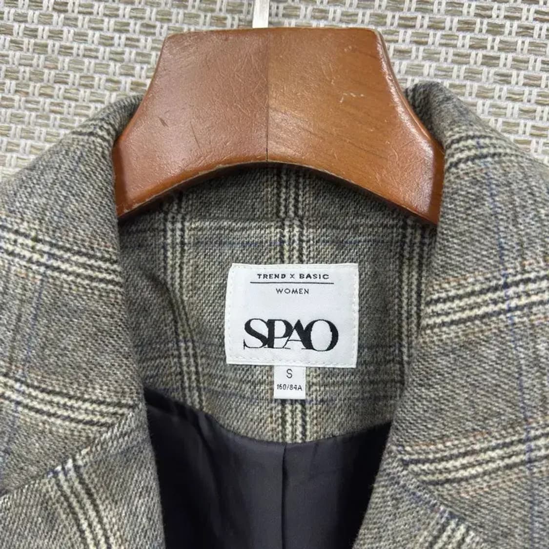 스파오 SPAO 캐주얼 울 블레이저 자켓 S M08620 상품이미지3