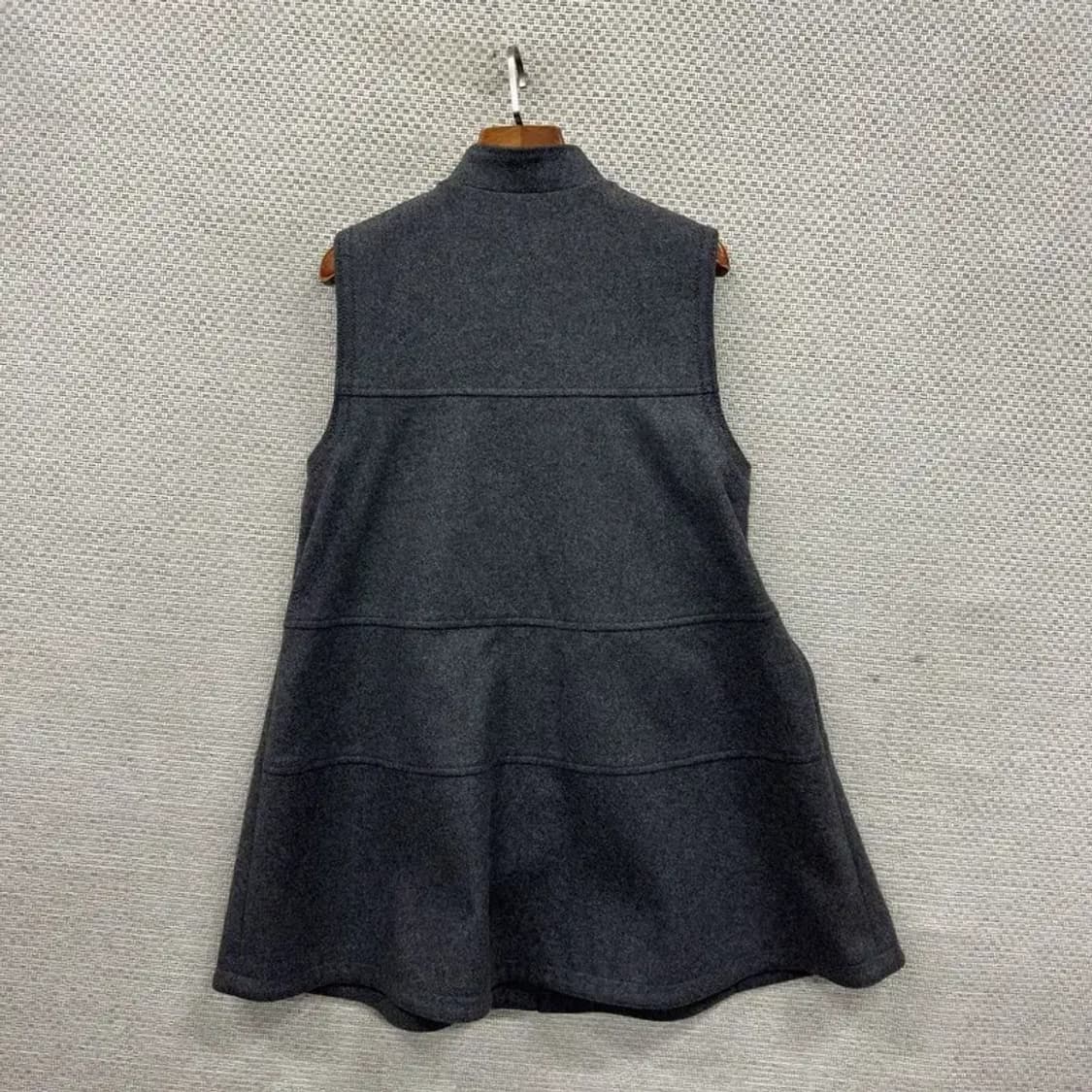 빈티지 캐주얼 울 롱 조끼 베스트 55 M08623 상품이미지2