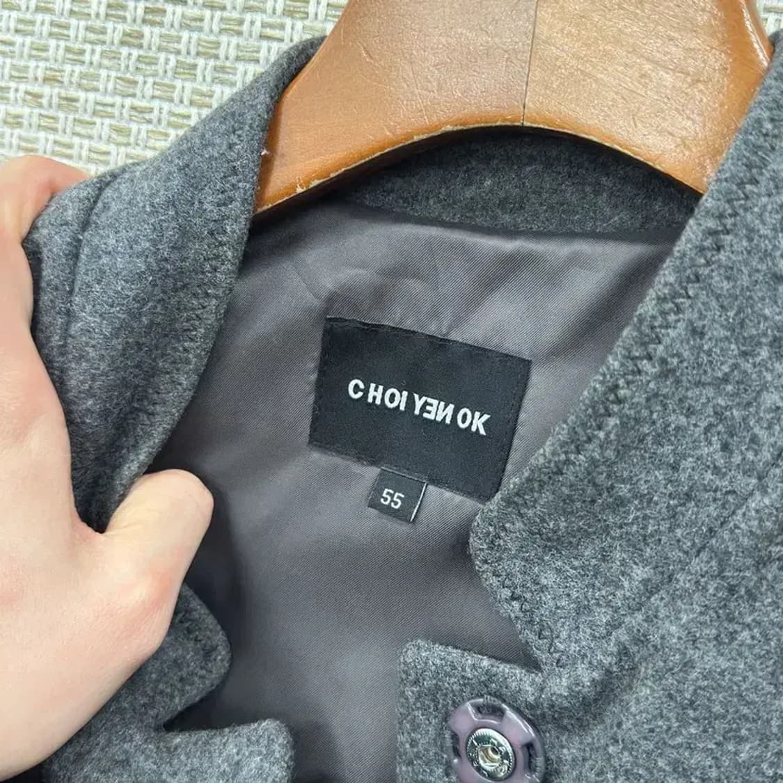 빈티지 캐주얼 울 롱 조끼 베스트 55 M08623 상품이미지3